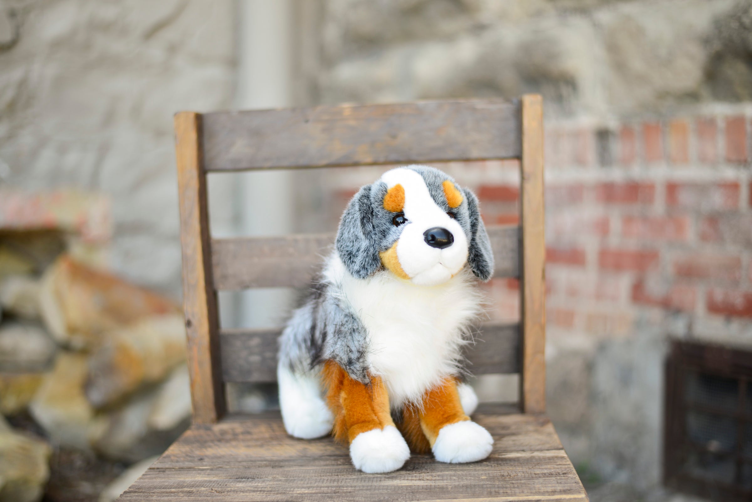 Douglas Maizie Australian Shepherd Dog Plush Stuffed Animal, 18